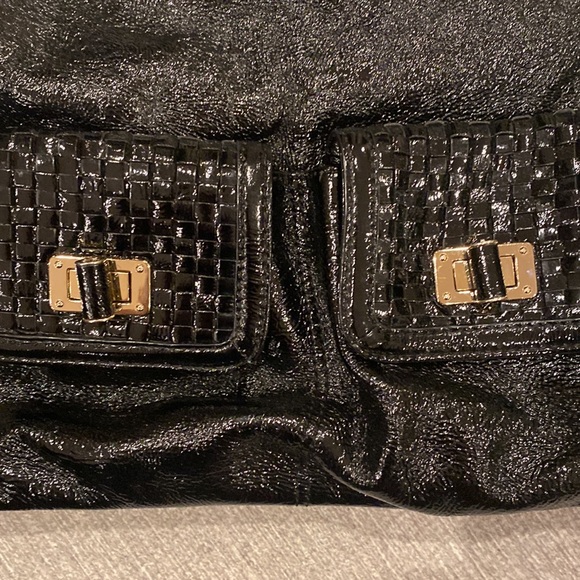 Elliot Luca black 100% leather shoulder bag - Picture 4 of 9